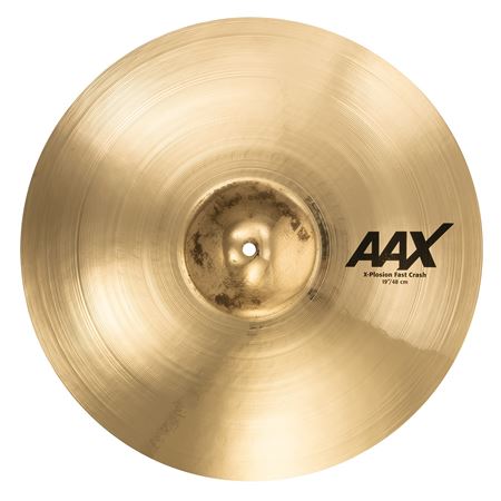 Sabian AAX 19 Inch Xplosion Fast Crash Cymbal Brilliant Finish Front View