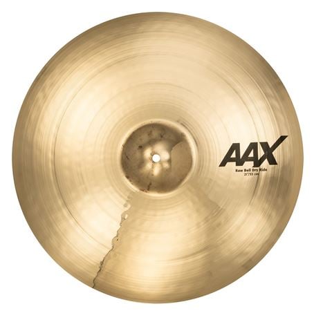 Sabian AAX 21 Inch Raw Bell Dry Ride Cymbal Brilliant Finish Front View