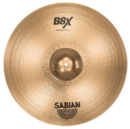 Sabian B8X 20 Inch Rock Ride Cymbal Front View
