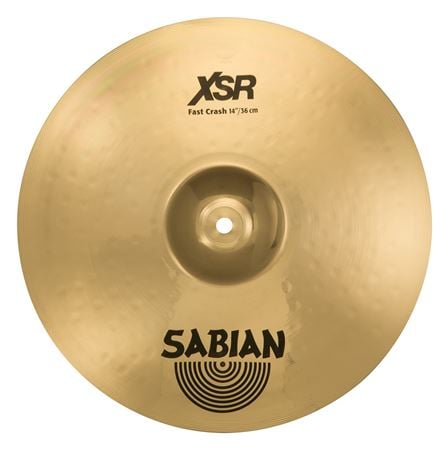 Sabian XSR Series Fast Crash Cymbal Brilliant Finish Front View