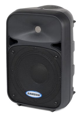 Samson Auro D208 Powered PA Speaker Front View