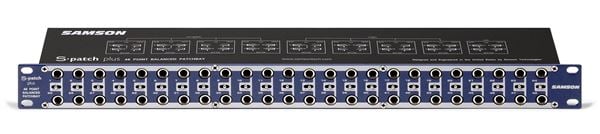 Samson SA SPATCHPLUS 48-Point Patchbay Plus Front View