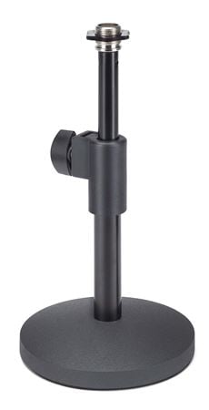 Samson MD2 Desktop Microphone Stand Adjustable 6"-9" Cast Base Front View