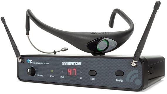 Samson AirLine 88x AH8 Fitness Headset Microphone Wireless System Front View