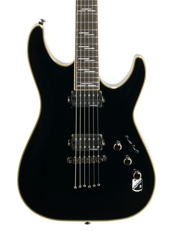 Schecter C-1 Blackjack Electric Guitar Body View