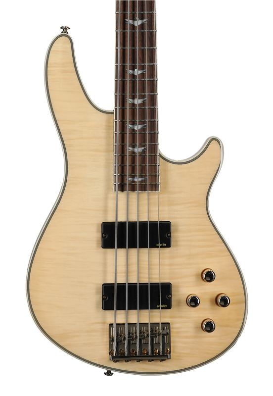 Schecter Omen Extreme 5-String Bass Guitar Front View