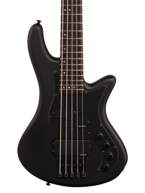 Schecter Stiletto Stealth-5 5 String Electric Bass Body View