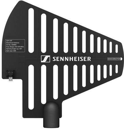 Sennheiser ADP UHF Passive Directional Paddle Antenna 470 - 1075 MHz Front View