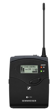 Sennheiser EK 100 G4 Portable UHF Wireless Camera Receiver Front View