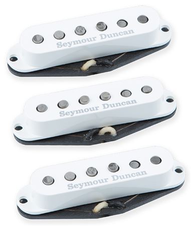 Seymour Duncan Psychedelic Strat Set White Front View