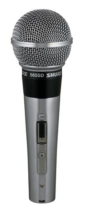 Shure 565SD-LC Cardioid Dynamic Microphone Front View