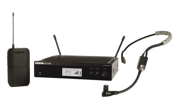 Shure BLX14R/SM35 Headset Wireless Microphone System Front View