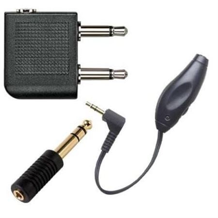 Shure Adapter Kit combines 14 Adapter, Volume Control Front View