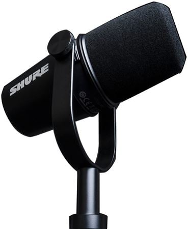 Shure MV7 Dynamic Cardioid USB Podcast And Broadcast Microphone Front View