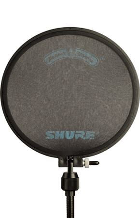 Shure PS-6 PopperStopper Pop filter with Metal Gooseneck Front View