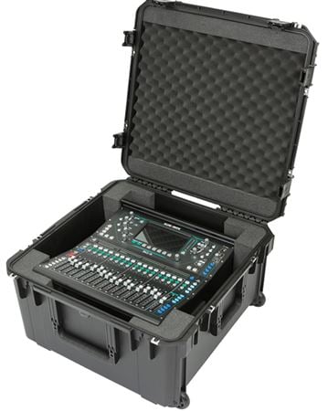 SKB 3i2222-12SQ5 iSeries Injection Molded Case for SQ5 Mixer Front View