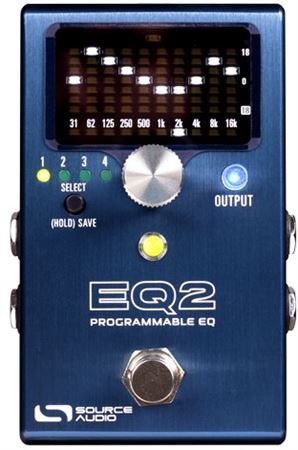 Source Audio SA270 EQ2 Programmable Equalizer Pedal Front View
