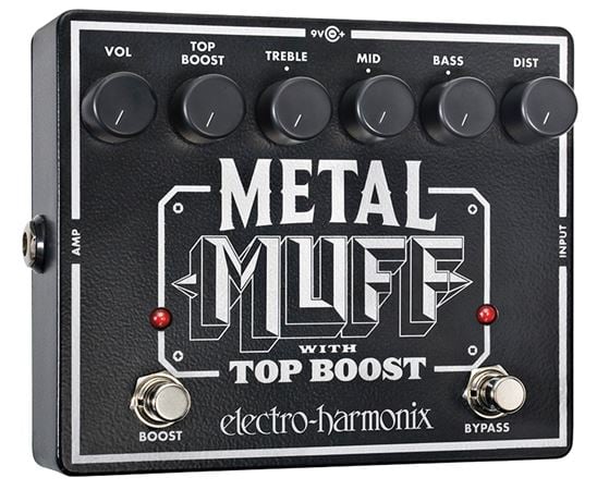Electro-Harmonix Metal Muff Distortion Pedal Front View