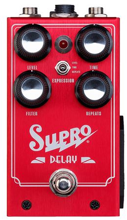 Supro Analog Delay Pedal Front View