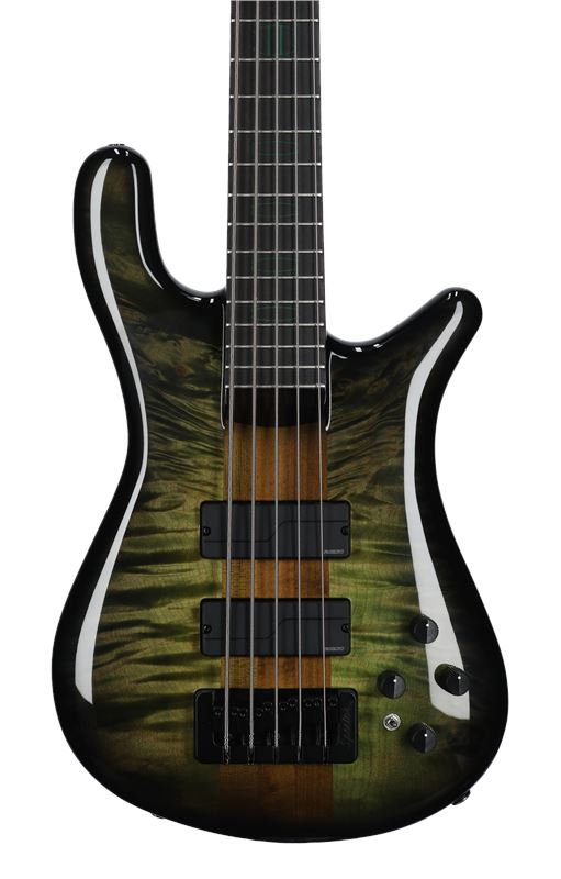 Spector USA NS-5 5-String Neck Through Bass Guitar with Case Body View