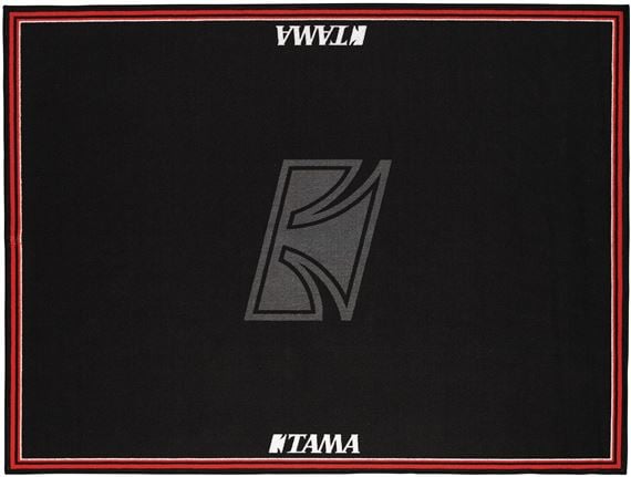 Tama TDRSTL 66x52" Tama Logo Drum Rug Front View