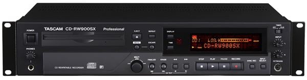 Tascam CD-RW900SX Professional CD Recorder Front View