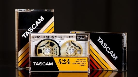 TASCAM Master 424 Studio Cassette C-60 High Bias Type II Front View