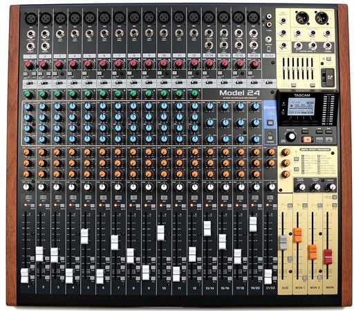 TASCAM Model 24 22-Channel Live And Recording USB Mixer Interface