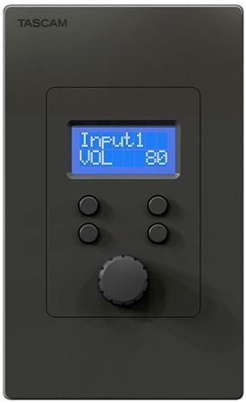 TASCAM RC-W100-R120 Wall-Mounted Programmable Controller For MX-8A Front View