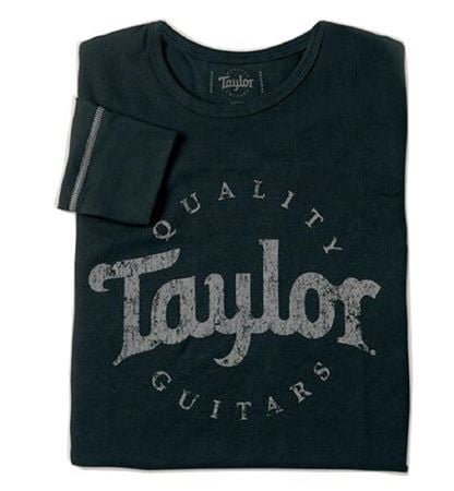 Taylor Aged Logo Thermal Shirt Front View