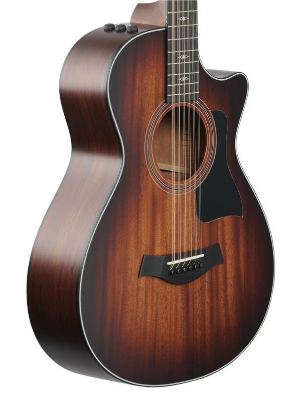 Taylor 362ceV 12 Fret Grand Concert Acoustic Electric 12-String Guitar Body Angled View