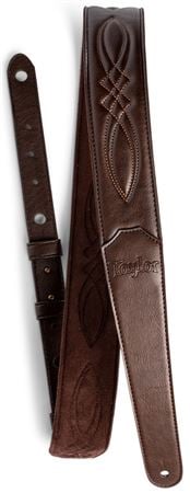 Taylor 2" Vegan Leather Guitar Strap Front View