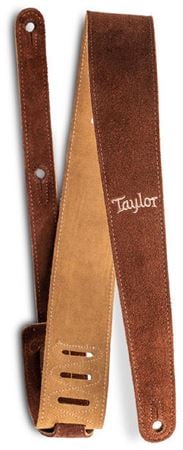 Taylor 2.5" Embroidered Suede Strap Front View