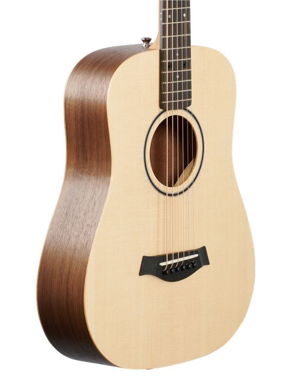Taylor BT1-W Baby Taylor 3/4 Size Acoustic Guitar with Gigbag Body Angled View