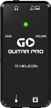 TC Helicon GO GUITAR PRO High-Definition Guitar Interface for Mobile Front View