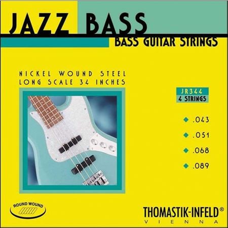 Thomastik-Infeld Jazz Round Wound Bass Strings Long Scale Front View