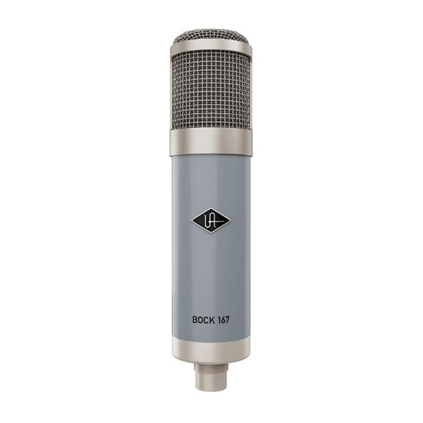 Universal Audio Bock 167 Tube Microphone with Power Supply Front View