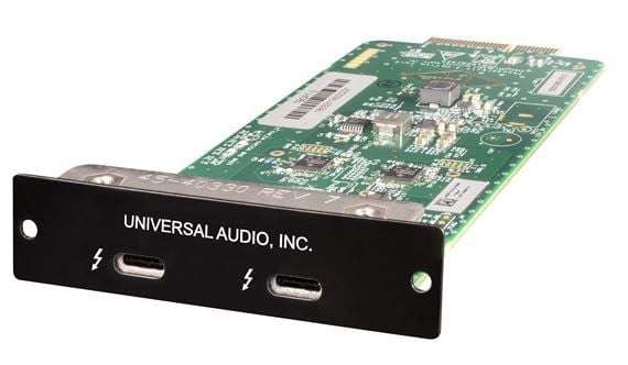 Universal Audio Thunderbolt 3 Option Card Front View