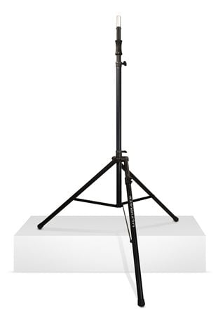 Ultimate Support TS-110BL Air Lift Speaker Stand with Leveling Leg Front View
