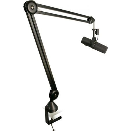 Ultimate Support BCM-200 Scissor Style Broadcast Microphone Stand Front View