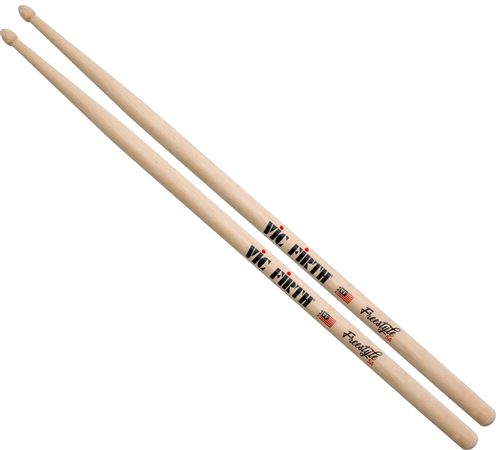 Vic Firth American Concept Freestyle 5A Wood Tip Drum Sticks Front View