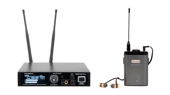 VocoPro IEM-Digital Wireless Stereo In-Ear Monitor System Front View