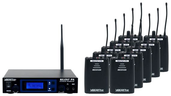 VocoPro SilentPA-SEMINAR10 UHF Wireless Audio System Front View