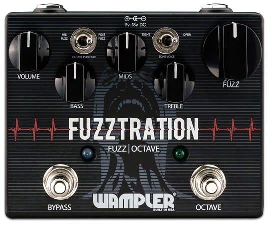 Wampler Fuzztration Fuzz and Octave Pedal