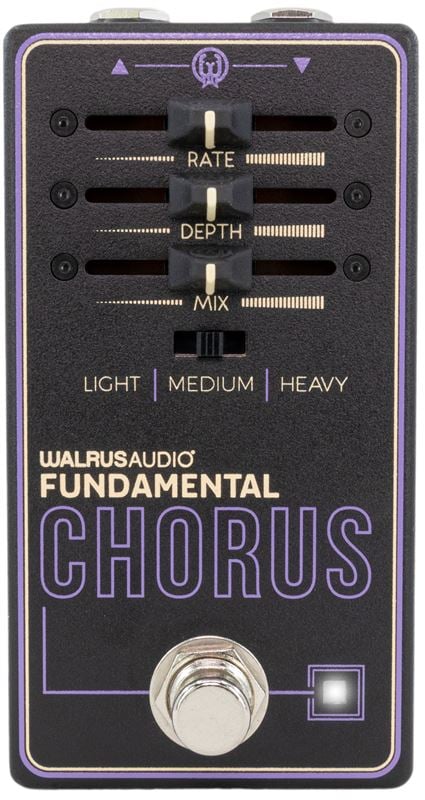 Walrus Audio Fundamental Series Chorus Pedal Front View