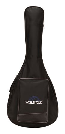 World Tour 3/4 Size Acoustic Guitar Gig Bag Body Angled View