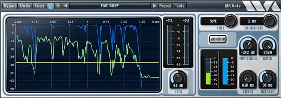 Wave Arts MR Gate Audio Plugin Download Front View