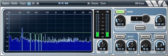 Wave Arts MR Hum Audio Effect Plugin - Download Front View