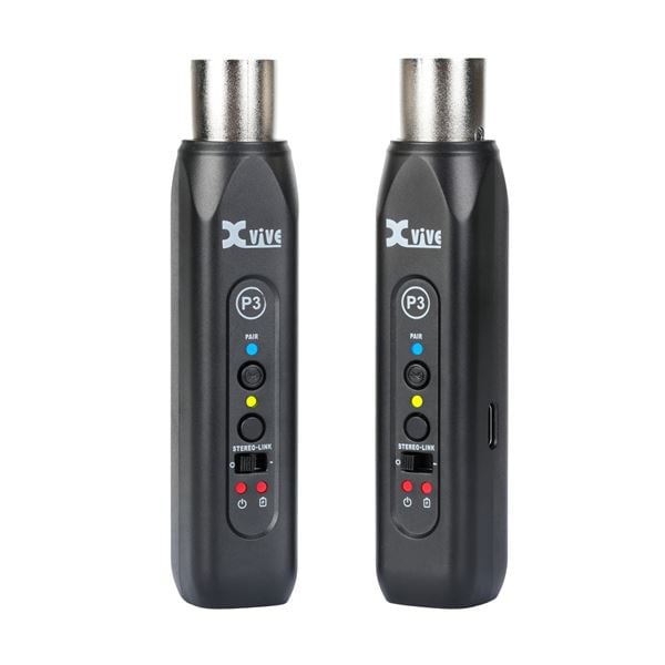 Xvive P3D Dual Bluetooth Wireless Audio Receiver Set Front View
