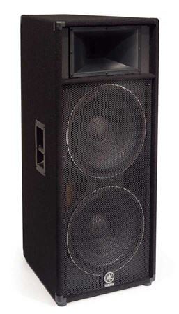 Yamaha S215V Dual 15 Inch Passive PA Speaker Front View